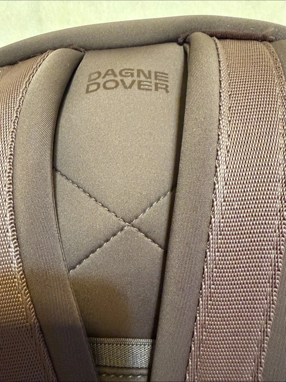 Dagne Dover Taupe Mini Neoprene Backpack